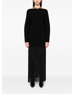 Платье макси цвета палей, черный Khaite