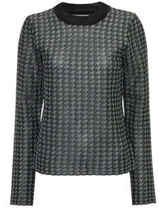 Топ в клетку, черный Jw anderson