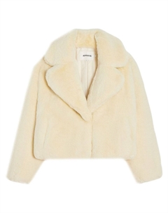 Шуба Miller из искусственного меха, серый Apparis