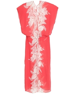 Пляжное платье с цветочным принтом, красный Amir slama