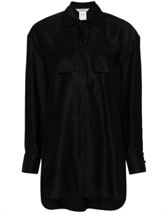 Рубашка с бантом Max Mara, черный Max mara