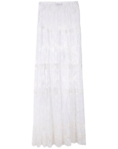 Кружевная юбка макси, белый Amir slama