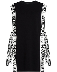 Туника с логотипом, черный Karl lagerfeld