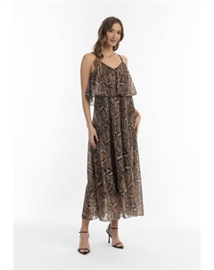 Платье макси MIT SCHLANGENPRINT, бежевый Faina