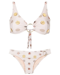 Бикини с графичным принтом, нейтральный цвет Amir slama