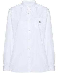 Рубашка с логотипом 4G, белый Givenchy