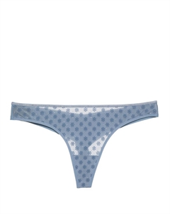 Сетчатые трусы-стринги Snowflake, синий Marlies dekkers