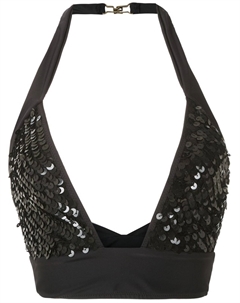 Топ бикини с пайетками, черный Amir slama