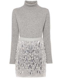 Комплект мини-платья из шерсти, серый Elisabetta franchi