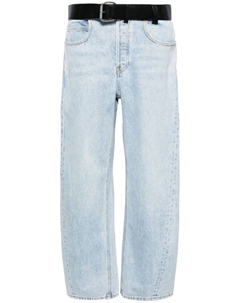 Широкие брюки с поясом, синий Alexander wang