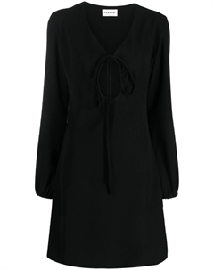 Платье Abito с V-образным вырезом, черный Parosh