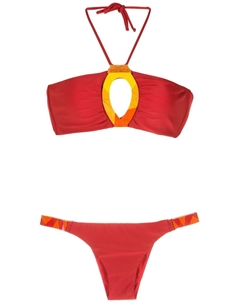 Бикини с вышивкой, красный Amir slama