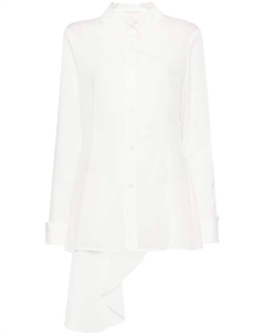 Асимметричная рубашка с длинными рукавами, белый Yohji yamamoto