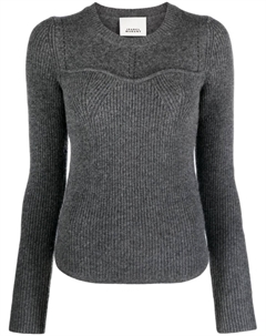 Джемпер в рубчик, серый Isabel marant