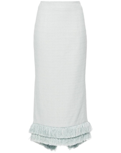 Твидовая юбка-карандаш Sonia, синий Huishan zhang