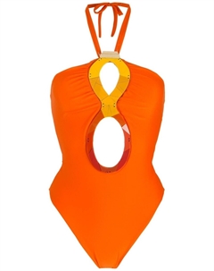 Купальник с вышивкой, оранжевый Amir slama