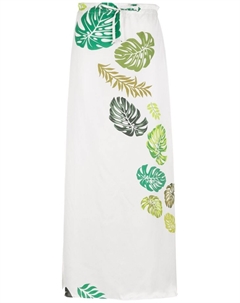 Юбка миди с принтом, белый Amir slama