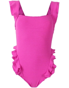 Купальник Barbette с оборками, розовый Clube bossa