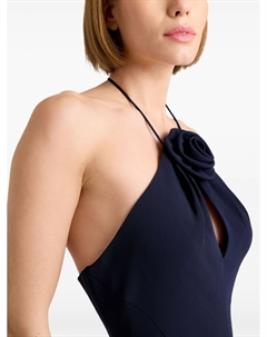 Платье Jennie с цветочной аппликацией Cinq A Sept, синий Cinq a sept