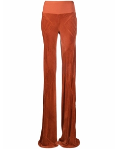 Бархатные брюки, оранжевый Rick owens