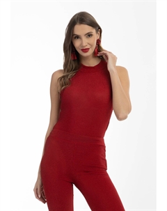 Боди IN GLITZER OPTIK, красный Faina