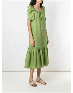 Платье миди Zelana, зеленый Clube bossa