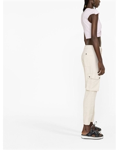 Укороченные брюки карго, нейтральный цвет Isabel marant