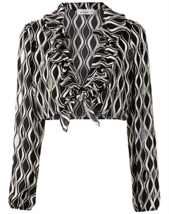 Блузка с завязками, черный Amir slama