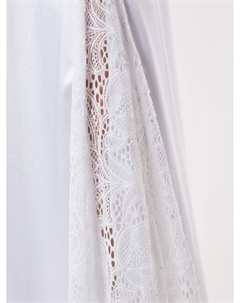 Юбка макси с кружевными вставками, белый Amir slama