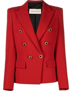 Шерстяной двубортный блейзер, красный Alexandre vauthier