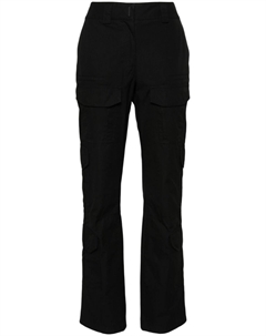 Брюки карго в клетку, черный Givenchy