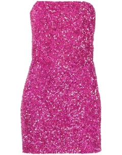 Платье мини Heather с открытыми плечами и пайетками Retrofete, розовый