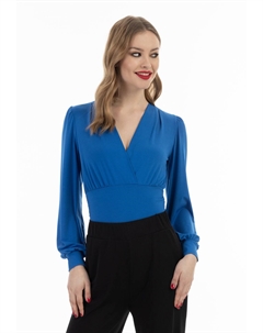 Рубашка с длинными рукавами, синий Faina