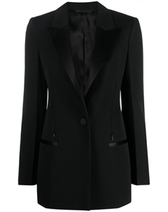 Шерстяной однобортный блейзер, черный Givenchy