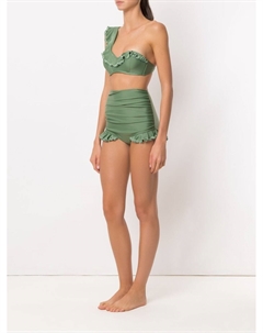 Шорты бикини на одно плечо, цвет зеленый Amir slama