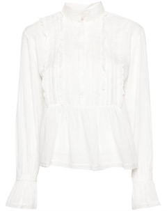 Блузка с оборками, белый Zadig&voltaire