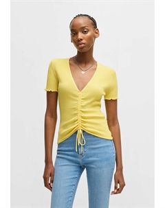 Базовая футболка SLISERA, желтый Hugo