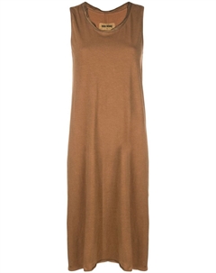 Платье миди без рукавов, коричневый Uma wang
