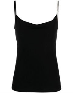 Топ на тонких бретелях с логотипом 4G, черный Givenchy