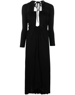 Платье миди Jadessi с вырезами, черный Isabel marant