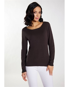 Джемпер NASCITA, темно-коричневый Faina