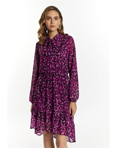 Повседневное платье MIT LEOPRINT, сиреневый Faina