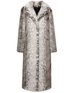 Шуба Kathmandu из искусственного меха, серый Unreal fur