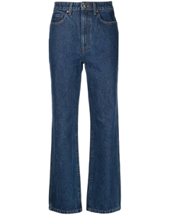 Джинсы The Abigail прямого кроя, синий Khaite