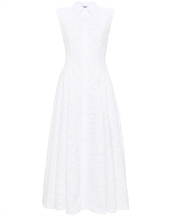 Платье миди Alain с английской вышивкой, белый Huishan zhang