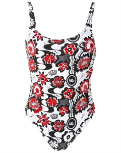 Купальник с открытой спиной и цветочным принтом, разноцветный Amir slama