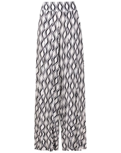 Брюки палаццо с принтом, белый Amir slama
