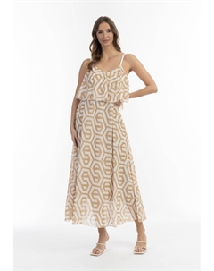 Платье макси, бежевый Faina