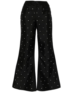 Брюки Lawyer со стразами, черный Batsheva