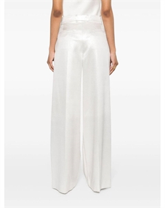 Широкие шелковые брюки, серебристый Chloe